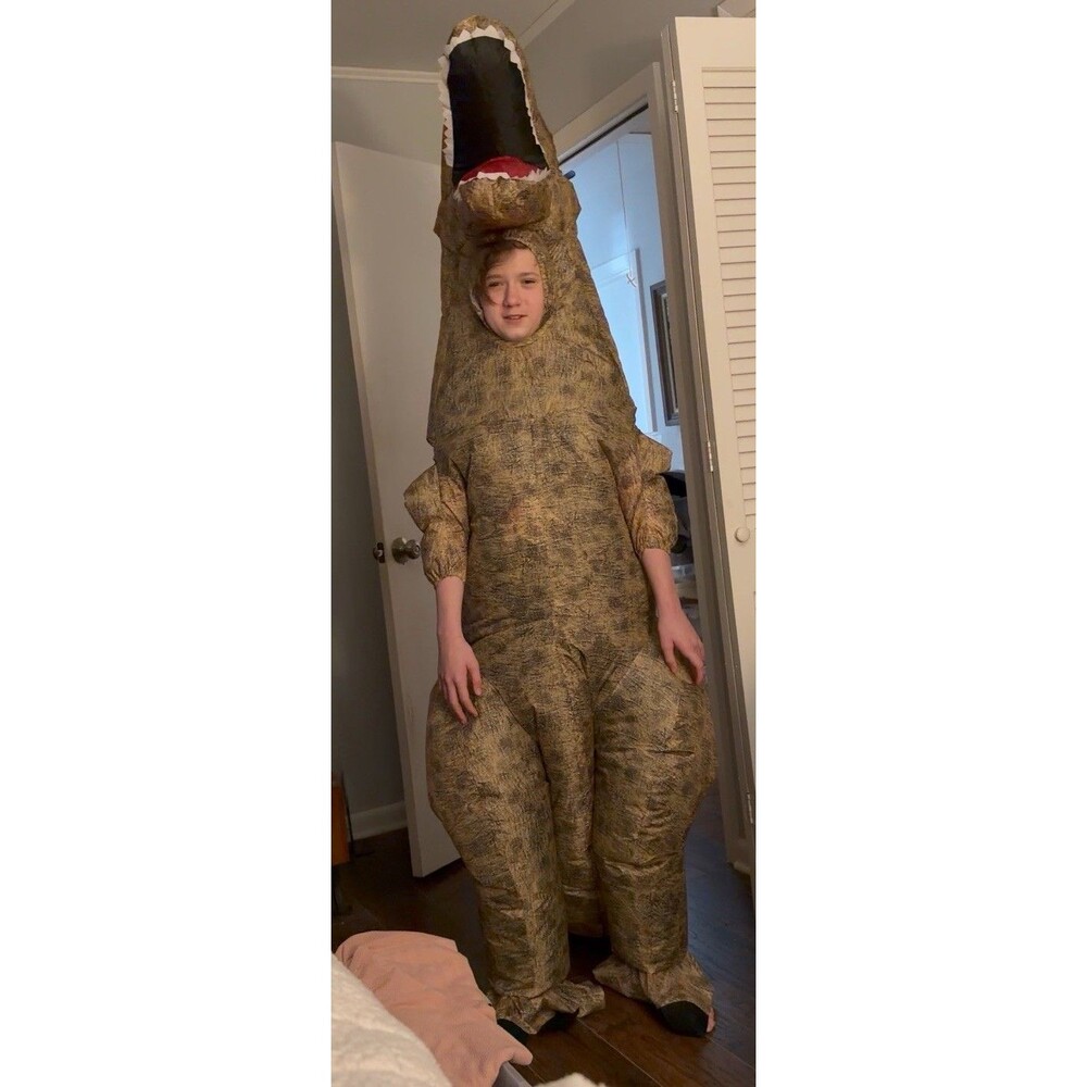 Jurassic World: T-Rex Inflatable Costume Unisex One Size Halloween Dress-Up